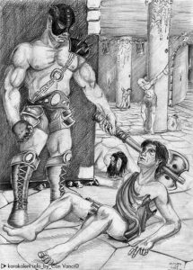 imgesel zindan karakalem çalışması